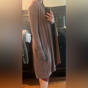 Athleta Mauve oversized Long Sleeve Jacket
